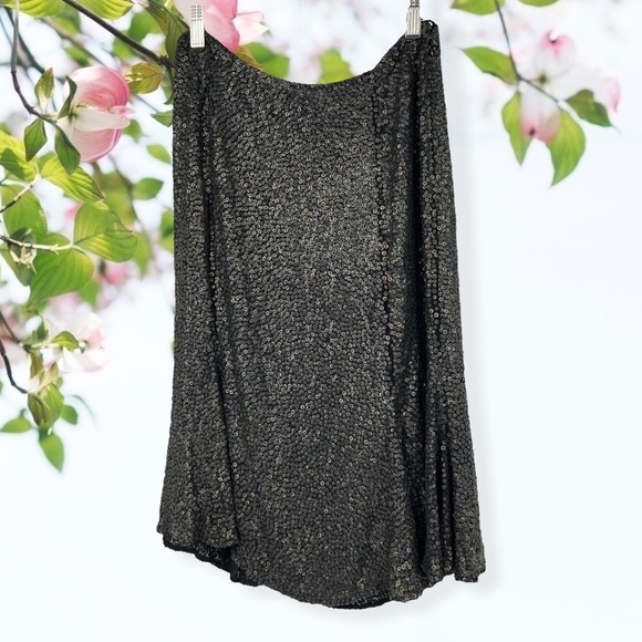 Naeem khan sequins skirt